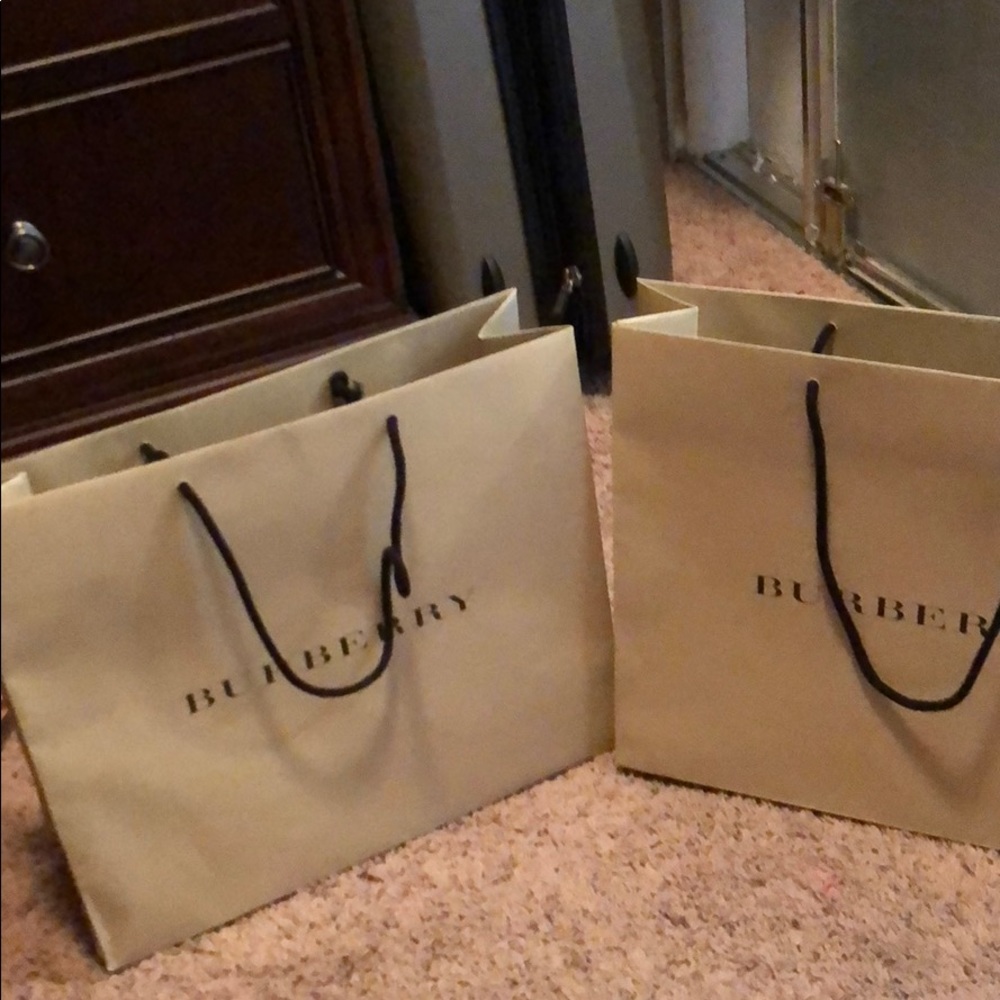 Burberry gift bags